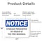 Signmission Storage Prohibited By Order Of The Fire Marshal OSHA Notice Sign, Aluminum, 24in W x 18in L, 2PK OS-2PACK-NS-A-1824-L-18492 - alternate 2